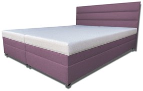 Manželská posteľ 160 cm Rebeka (s penovými matracmi) (fialová). Vlastná spoľahlivá doprava až k Vám domov. 1030948