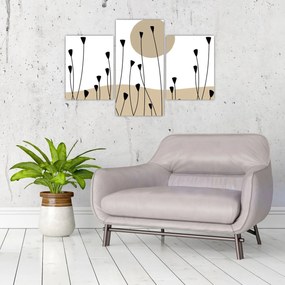 Obraz - Grafická lúka N⁰2 (90x60 cm)