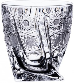 Onte Crystal Bohemia Crystal ručne brúsený krištáľový whisky set Quadro 500pk 1+2