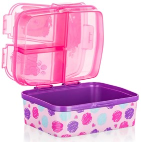 Vetro-plus Box desiatový delený PATROLA Girl 17,5 x 13 cm