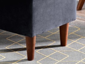 Taburetka Muriera (čierna). Akcia -15%. Vlastná spoľahlivá doprava až k Vám domov. 1136706