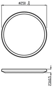 Philips - LED Stmievateľné vonkajšie svietidlo SUPERSLIM LED/15W/230V IP54 biela