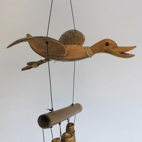 Vonkajšia dekorácia - Kokosová zvonkohra zvieratá (4 viarianty) Zviera: Kačica