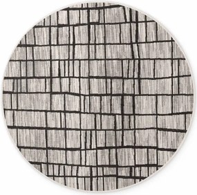 Koberec Ted Baker Haringey Crouch čierny / biely kruh