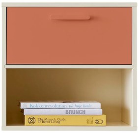 Červeno-žltý nástenný nočný stolík Keep by Hammel