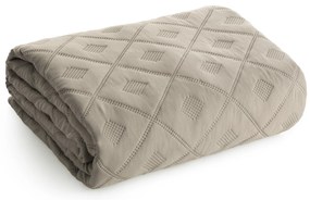 PREHOZ NA POSTEĽ ALARA6 200X220 CM TMAVOBÉŽOVÝ