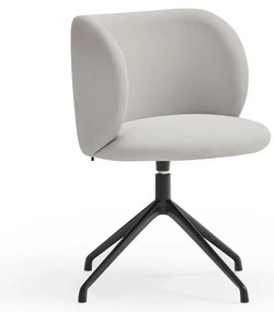 Svetlosivé čalúnené jedálenské kreslo Mogi – Teulat