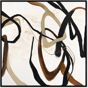 Ručne maľovaná nástenná dekorácia v ráme Once Again