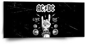 Sablio Obraz ACDC Live fast, die young - 110x50 cm
