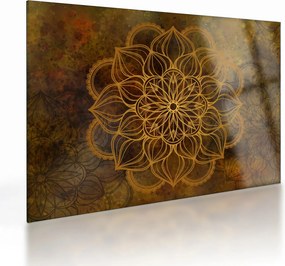 Sklenený obraz - Mandala radosti (70x50 cm)
