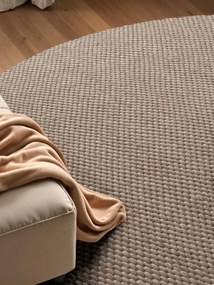 ELLE Decoration, Kusový koberec Lyon Beans 106315 Natural Beige kruh z kolekcie Elle, 200x200 (priemer) kruh, béžová, obývacia izba