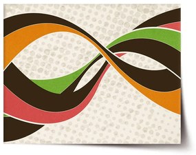 Sablio Plagát Retro abstrakcia - 90x60 cm