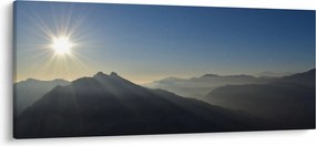 Obraz - Nad vrchol hôr (120x50 cm)