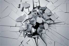 Obraz abstrakcie 3D (90x60 cm)