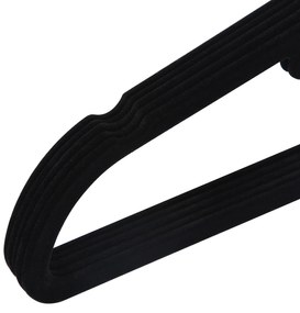 Ramienko na oblečenie s čiernym velúrom, 20ks