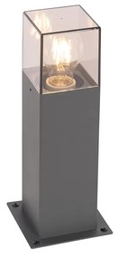 Vonkajšia lampa 30 cm antracit s zemným kolíkom a káblovou objímkou - Denmark