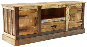 furniture-nabytek.cz - TV stolík rustikálny z dreva mango 150x60x45