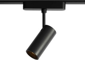 Moderné čierne bodové svetlo pre 1-fázový koľajnicový systém 9W 3000K - Magnetic Gert