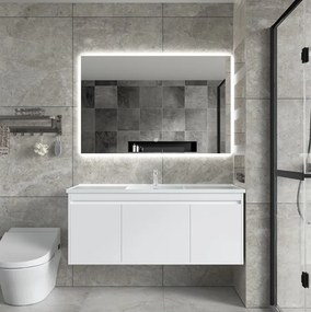 Erga Ava, LED zrkadlo 120x80cm, 3105 lm, 6500K, predné/zadné osvetlenie, ERG-V01-120-1280-00