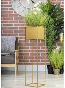Stojan na kvety 90x24 cm zlatá