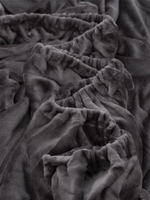 Plachta mikroplyš 220 × 200 cm – tmavosivá