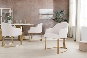 Stolička 46201 Art Living Látka Béžová  - Komfort-nábytok