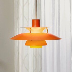 Louis Poulsen PH 5 Mini – závesná lampa, oranžová
