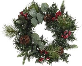 Vianočný veniec s vianočnými bobulami 30 cm