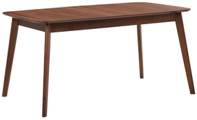 Jedálenský stôl 150 x 90 cm tmavé drevo MADOX Beliani