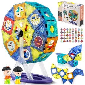 Magnetické bloky s kolotočom RK-769 Ricokids