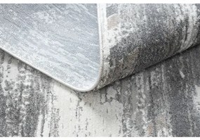 Moderný koberec NOBLE 9732 47 Rybia kosť vintage - Štrukturálny, dve vrstvy rúna , sivá / béžová Veľkosť: 160x220 cm