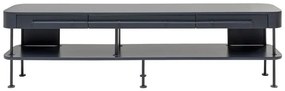 Montieri TV stolík čierny 160x47 cm