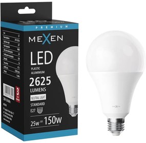 Mexen Nova, LED žiarovka E27, A95, 25W, teplá - 3000K, 2625 lm - L100-E27-2530-01