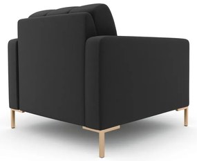 Tmavosivé kreslo Bali – Cosmopolitan Design