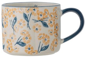 Modrý/béžový hrnček z kameniny 400 ml Myah – Bloomingville