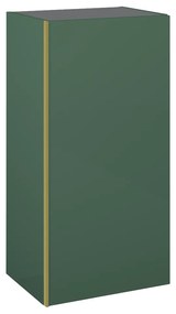 Elita Look, závesná bočná skrinka 40x31,6x80 cm 1D, zelená matná, ELT-168571