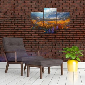 Obraz - Maľovaná horská krajina II. (90x60 cm)