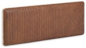Hnedé kožené čelo postele 163x60 cm Natesa – Kave Home
