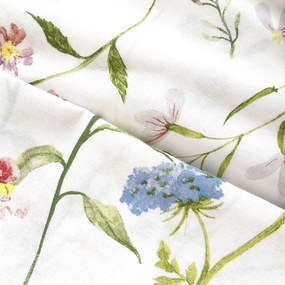 BAVLNENÉ OBLIEČKY COTTONLOVE 200X220 CM, 2 KS 70X80 CM KVETY