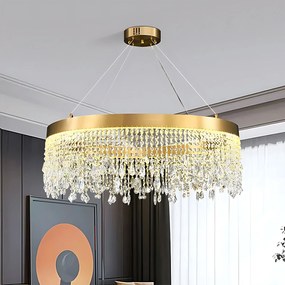 Toolight Toolight, LED stropné osvetlenie 60cm, 24W, 4000K, APP1731-1CP, zlatá, OSW-04342