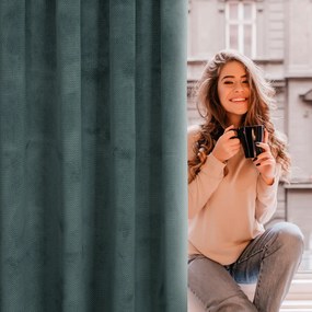 ZATEMŇOVACÍ ZÁVES NA PÁSKE ELIZA 140X300 CM TMAVOMÄTOVÁ