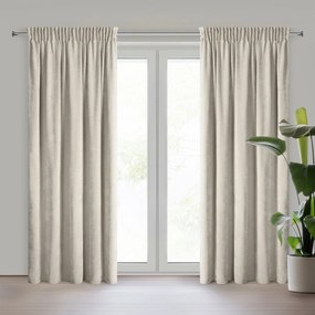 ZÁVES NA PÁSKE NILO 140X270 CM BÉŽOVÁ