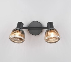 Čierne bodové svietidlo ø 10 cm Tarifa – Trio