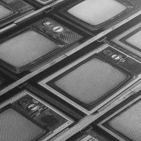 Obraz - Retro televízie (120x50 cm)