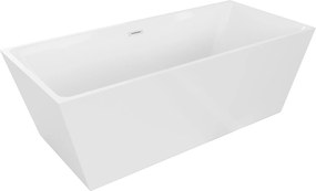 Mexen Lita voľne stojaca vaňa 170 x 75 cm, biela, prepad biely 5212170750