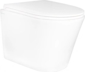 Hydroland Závesná WC misa so SoftClose sedadlom Safir, biela