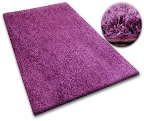 Kusový koberec SHAGGY Izebelie 5 cm fialový