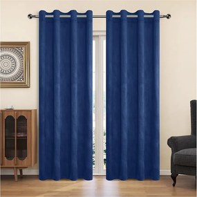 Záves na krúžkoch YC11932/200G/059/140x250 cm nebeská modrá