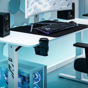 Výškovo nastaviteľný stôl Diablo X-Tensio 1400 biely