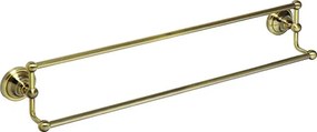 Bemeta Design RETRO bronz: Držiak uterákov, 600 mm, dvojitý - 144104237